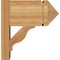 Ekena Millwork Funston Arts & Crafts Rough Sawn Outlooker, Western Red Cedar, 8"W x 14"D x 14"H OUT08X14X14FST03RWR - alternate 4